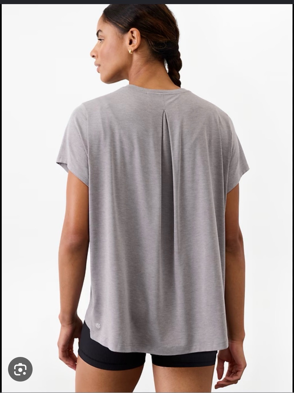 Athleta with ease rib tee size XS